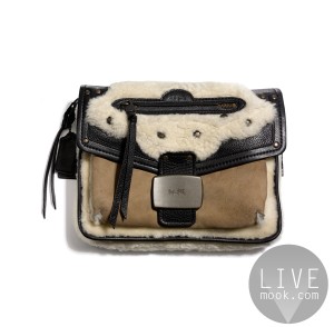 33945 Shearling Rhyder Flap Clutch EXCLUISVE TO NETAPORTER