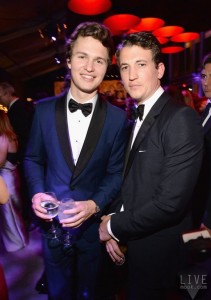 Ansel Elgort and Miles Teller