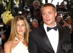 2004年，Jennifer Aniston and Brad Pitt