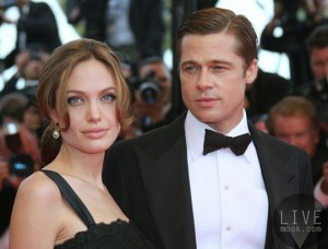 2007年，Angelina Jolie and Brad Pitt