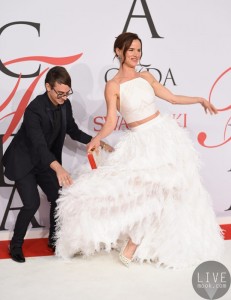 Christian Siriano and Juliette Lewis