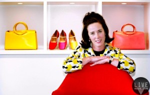 KATE SPADE POSE WITH HANDBAGS