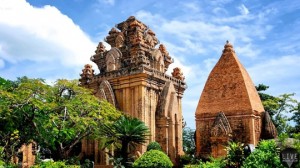 Ancient temple of Po Nagar (Thap Ba Po Nagar). Hindu religion and architecture.